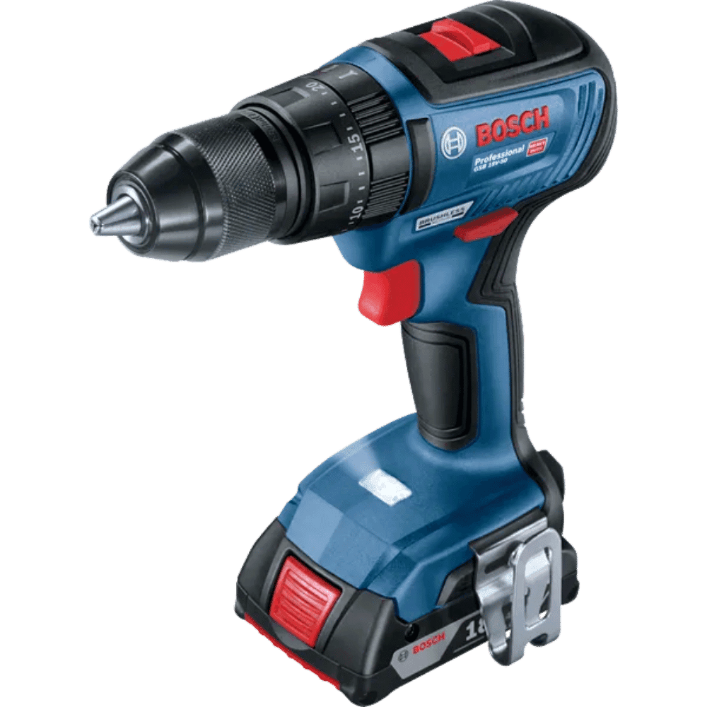 Taladro Percutor Inalambrico Bosch GSB 18V-50 18V 1 Bateria